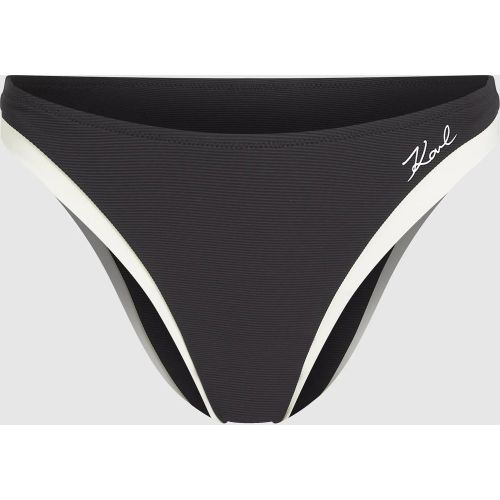 Bas Bikini Avec Passepoil Signature, , , Taille: Xs - Karl Lagerfeld - Modalova