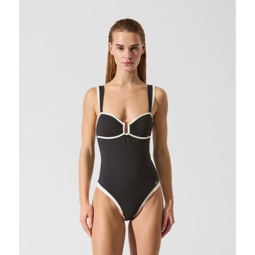 Maillot De Bain Passepoilé Signature, , , Taille: Xs - Karl Lagerfeld - Modalova