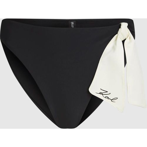 Bas De Bikini Signature Avec Nœud, , , Taille: Xs - Karl Lagerfeld - Modalova