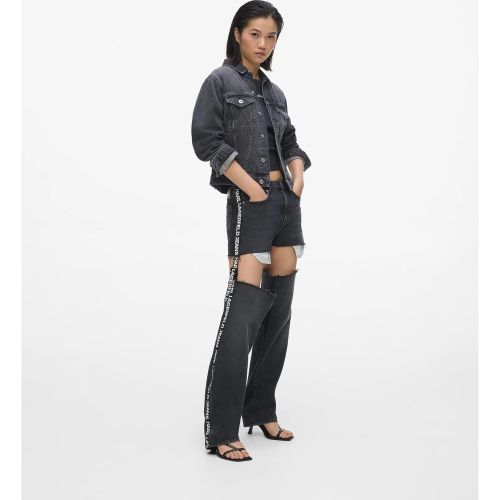 Jean Droit Taille Haute Avec Découpes, , , Taille: 2530 - KL Jeans - Modalova