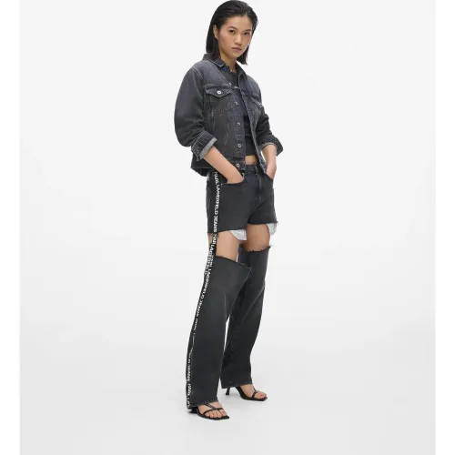 Jean Droit Taille Haute Avec Découpes, , , Taille: 2530 - KL Jeans - Modalova