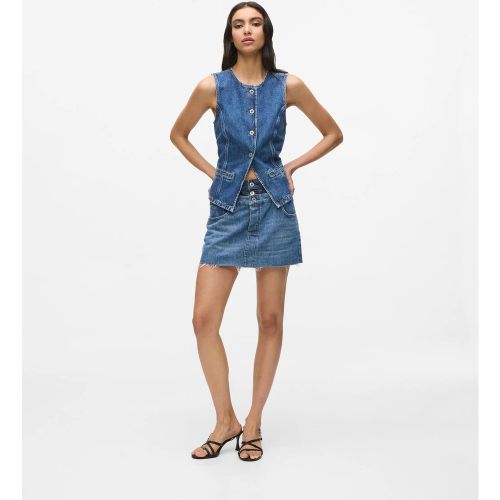 Mini-jupe En Denim Double Épaisseur, , , Taille: Xs - KL Jeans - Modalova