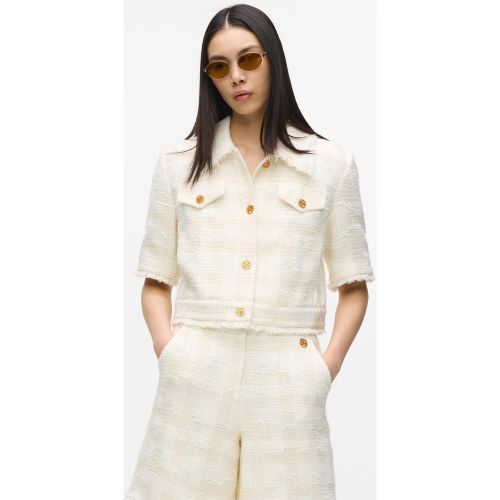 Blazer En Bouclé À Manches Courtes, , , Taille: 38 - Karl Lagerfeld - Modalova