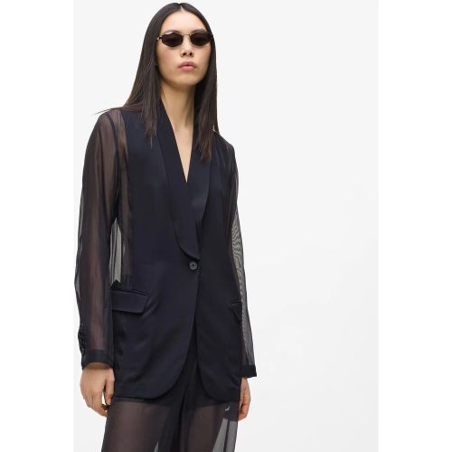 Blazer En Organza, , , Taille: 44 - Karl Lagerfeld - Modalova