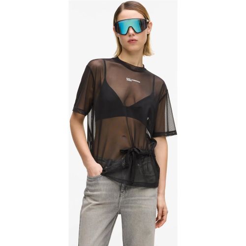T-shirt Avec Détail De Cravate En Maille, , , Taille: S - KL Jeans - Modalova
