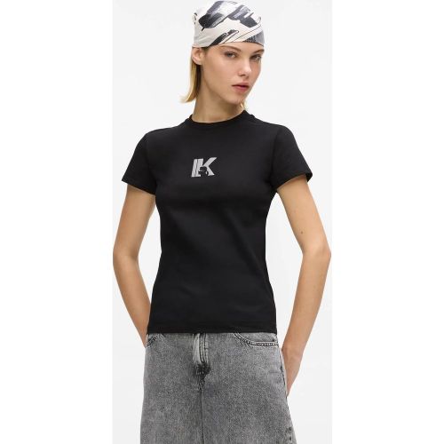 T-shirt Slim Avec Logo K, , , Taille: S - KL Jeans - Modalova