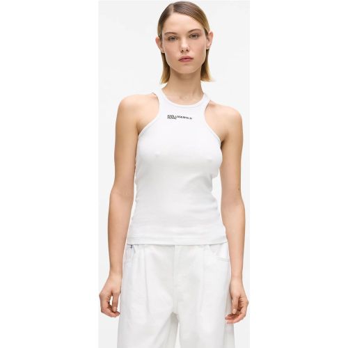 Débardeur Côtelé Avec Logo, , , Taille: Xs - KL Jeans - Modalova