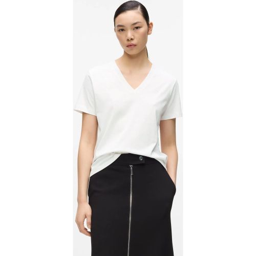 T-shirt À Col En V Signature, , , Taille: Xs - Karl Lagerfeld - Modalova