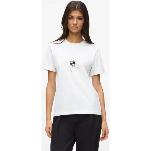 T-shirt Avec Logo Circulaire Ikon, , , Taille: Xs - Karl Lagerfeld - Modalova