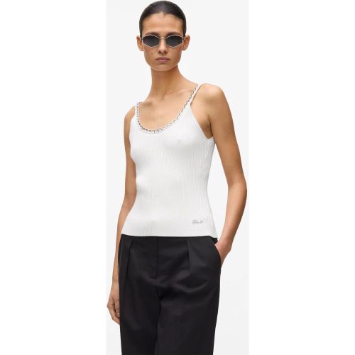 Haut En Maille Avec Détail Chaîne, , , Taille: Xs - Karl Lagerfeld - Modalova