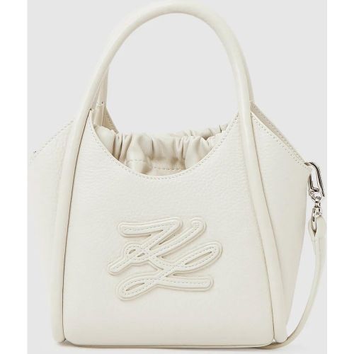 Mini Sac En Toile K/autograph Avec Écusson, , , Taille: One Size - Karl Lagerfeld - Modalova