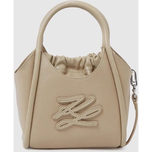 Mini Sac En Toile K/autograph Avec Écusson, , , Taille: One Size - Karl Lagerfeld - Modalova