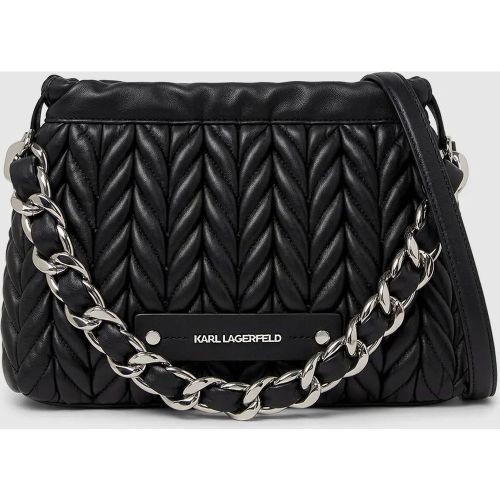 Sac À Bandoulière Avec Chaîne K/weave, , -, Taille: One Size - Karl Lagerfeld - Modalova