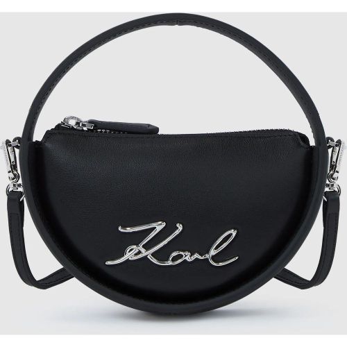 Sac Rond Nano K/signature, , -, Taille: One Size - Karl Lagerfeld - Modalova