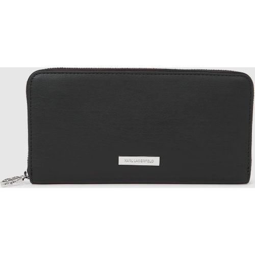 Portefeuille Continental Lisse Ikon, , , Taille: One Size - Karl Lagerfeld - Modalova