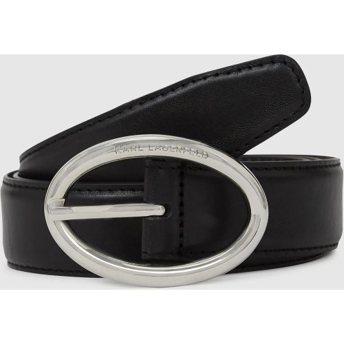 Ceinture À Boucle Ovale, , , Taille: 65 - Karl Lagerfeld - Modalova