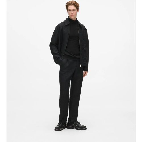 Pantalon Coupe Droite En Bouclé, , , Taille: 46 - Karl Lagerfeld - Modalova