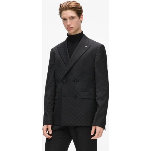 Blazer À Carreaux À Double Boutonnage, , , Taille: 46 - Karl Lagerfeld - Modalova