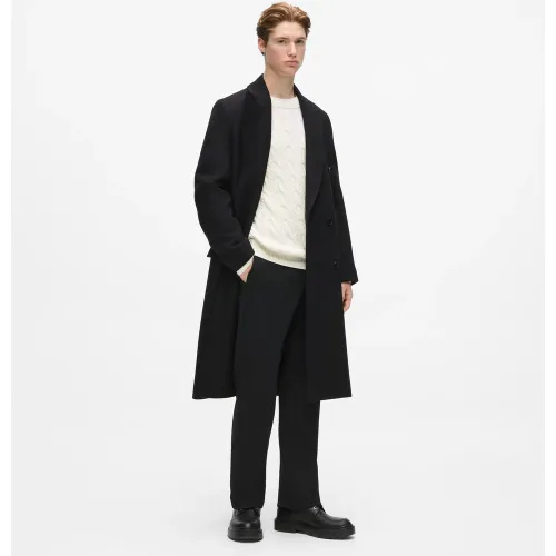 Manteau Long En Mélange De Laine, , , Taille: Xs - Karl Lagerfeld - Modalova