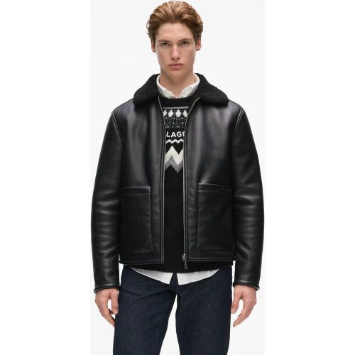 Veste Réversible En Faux Shearling, , , Taille: Xs - Karl Lagerfeld - Modalova