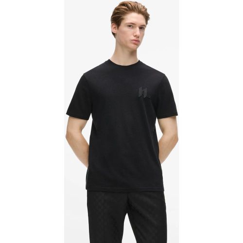 T-shirt En Mélange De Laine Monogram, , , Taille: Xs - Karl Lagerfeld - Modalova