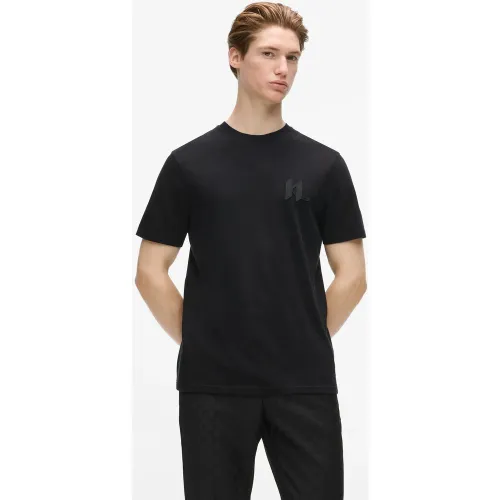T-shirt En Mélange De Laine Monogram, , , Taille: Xs - Karl Lagerfeld - Modalova