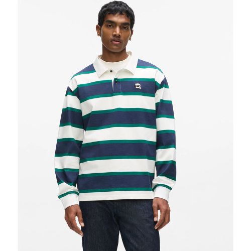 Polo Rugby Ikon À Rayures, , , Taille: Xs - Karl Lagerfeld - Modalova