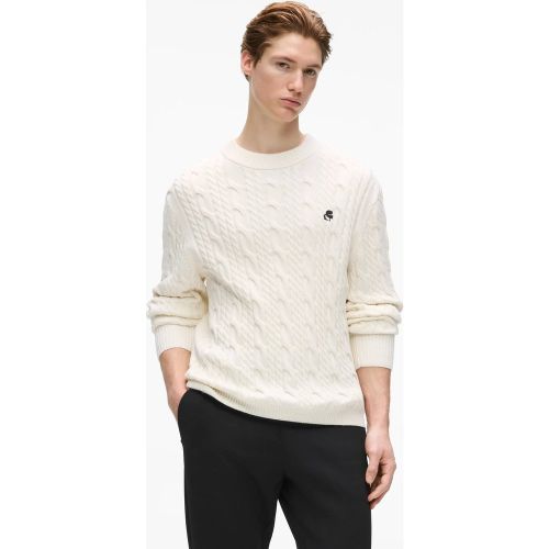 Pull En Maille Torsadée Kameo, , , Taille: Xs - Karl Lagerfeld - Modalova