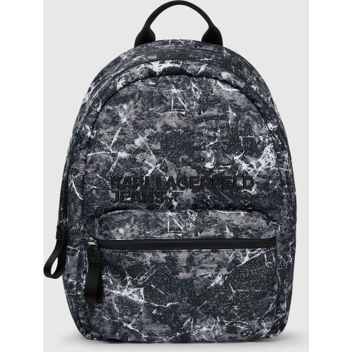 Sac À Dos En Nylon À Imprimé Graffiti, , , Taille: One Size - KL Jeans - Modalova