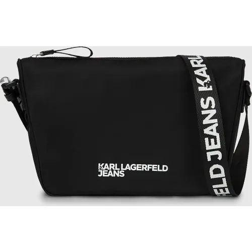 Sac À Bandoulière En Nylon À Logo, , , Taille: One Size - KL Jeans - Modalova