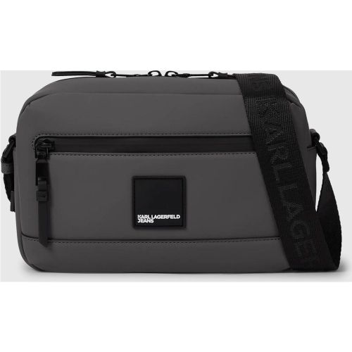 Sac À Bandoulière En Cuir Technique Enduit, , , Taille: One Size - KL Jeans - Modalova