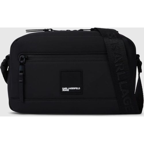 Sac À Bandoulière En Cuir Technique Enduit, , , Taille: One Size - KL Jeans - Modalova