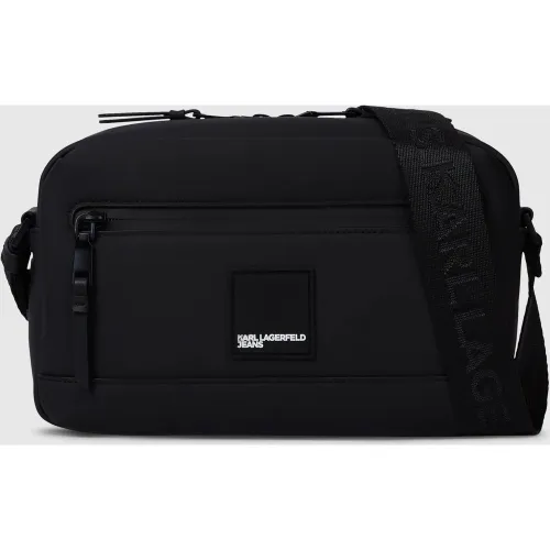 Sac À Bandoulière En Cuir Technique Enduit, , , Taille: One Size - KL Jeans - Modalova