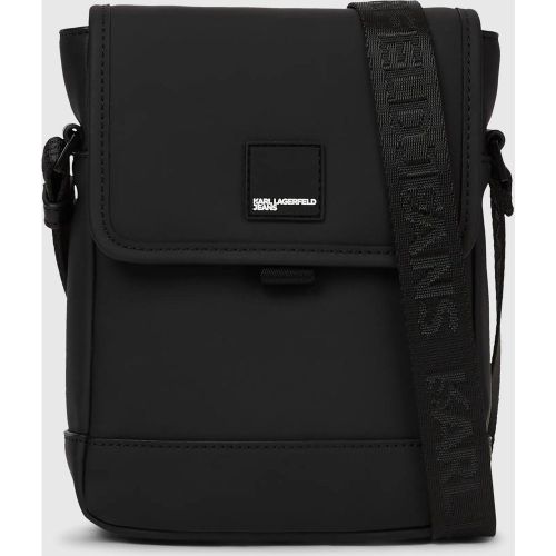 Sac Reporter En Cuir Technique Enduit, , , Taille: One Size - KL Jeans - Modalova