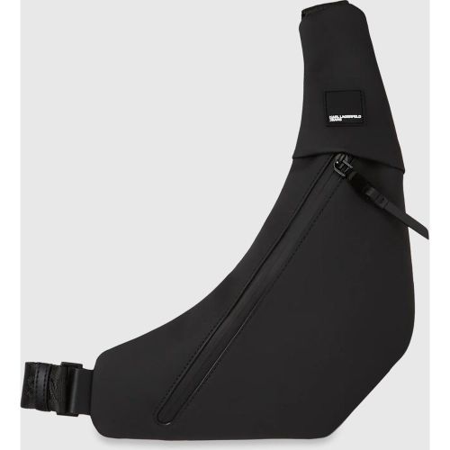 Sacoche À Bandoulière En Cuir Technique Enduit, , , Taille: One Size - KL Jeans - Modalova