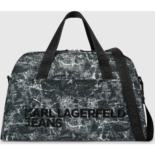 Sac De Sport En Nylon Avec Imprimé Graffiti, , , Taille: One Size - KL Jeans - Modalova