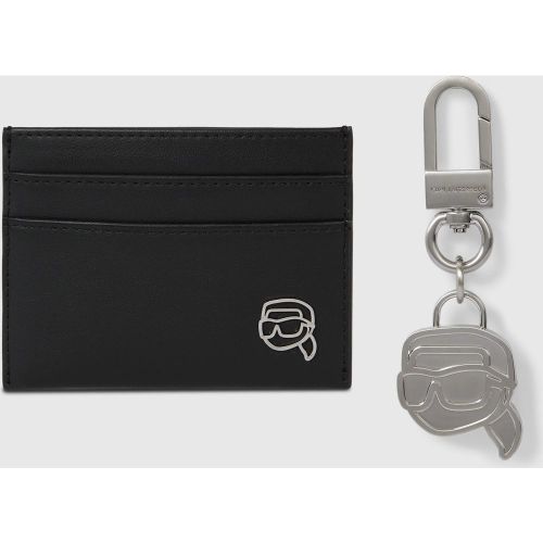 Ensemble Cadeau Porte-cartes Et Porte-clés Ikon, , , Taille: One Size - Karl Lagerfeld - Modalova
