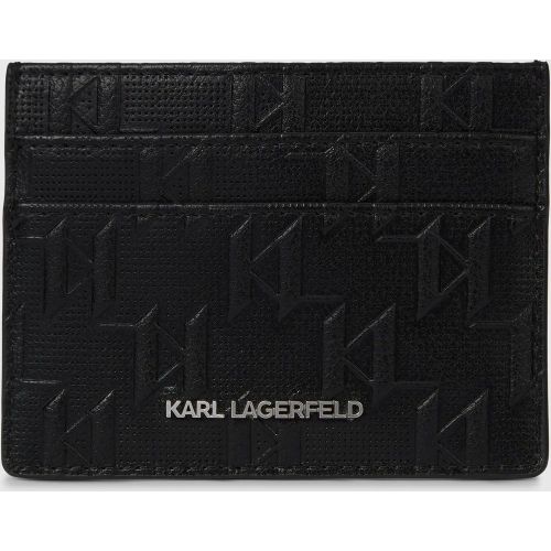 Porte-cartes K/monogram Perforé, , , Taille: One Size - Karl Lagerfeld - Modalova