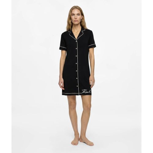 Robe-chemise De Pyjama Signature, , , Taille: Xs - Karl Lagerfeld - Modalova