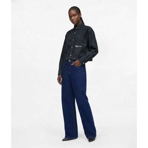 Jeans Taille Haute Décontracté Et Pailleté, , , Taille: 2430 - KL Jeans - Modalova