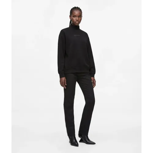 Jeans Enduit Coupe Droite Et Taille Haute, , , Taille: 2530 - KL Jeans - Modalova