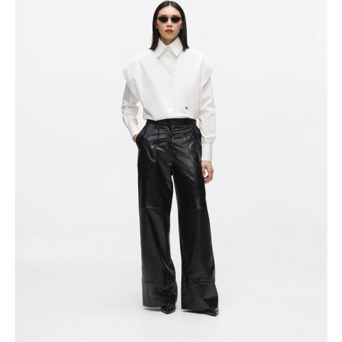 Pantalon Large En Cuir, , , Taille: 38 - Karl Lagerfeld - Modalova