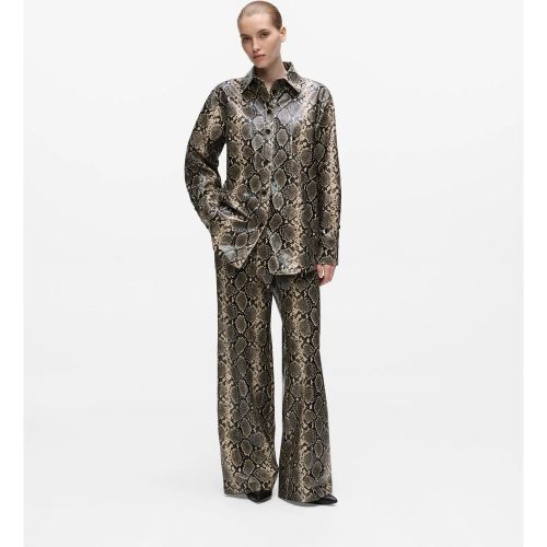 Pantalon Évasé En Faux Python, , , Taille: 38 - Karl Lagerfeld - Modalova