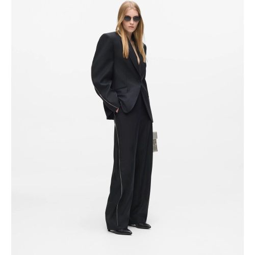 Pantalon Barrel Avec Fermeture Zippée, , , Taille: 38 - Karl Lagerfeld - Modalova