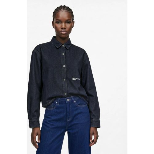 Chemise En Denim Pailleté Boxy, , , Taille: Xs - KL Jeans - Modalova
