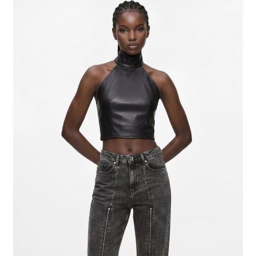 Haut À Encolure En Simili-cuir, , , Taille: Xs - KL Jeans - Modalova
