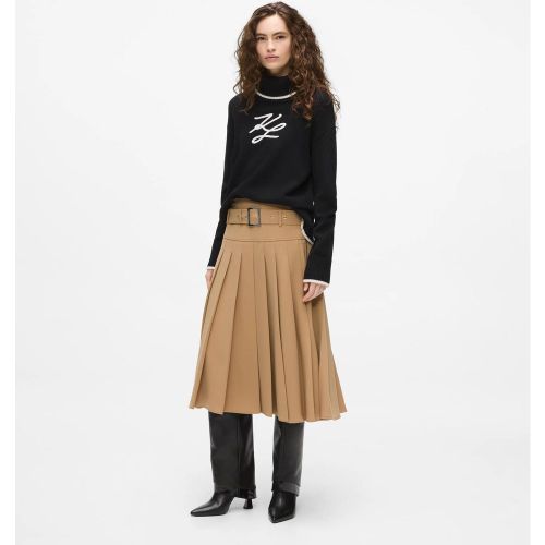 Jupe Midi Plissée, , , Taille: 38 - Karl Lagerfeld - Modalova