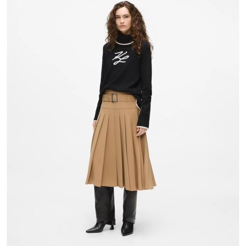 Jupe Midi Plissée, , , Taille: 38 - Karl Lagerfeld - Modalova
