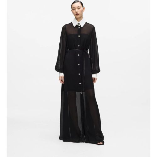 Robe-chemise En Georgette Kl Studio, , , Taille: 38 - Karl Lagerfeld - Modalova