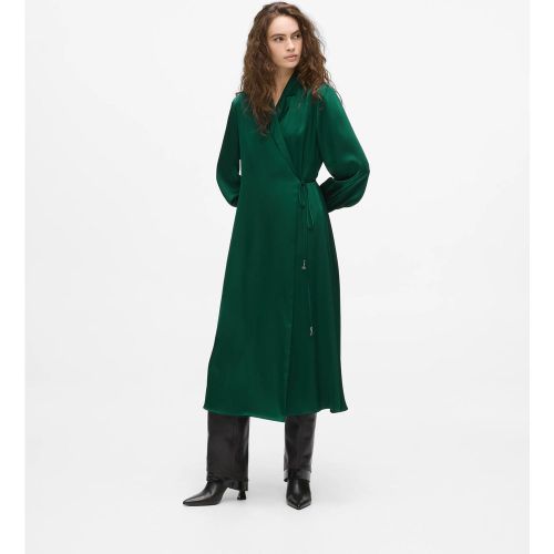Robe Cache-cœur Au Fini Satiné, , , Taille: 38 - Karl Lagerfeld - Modalova